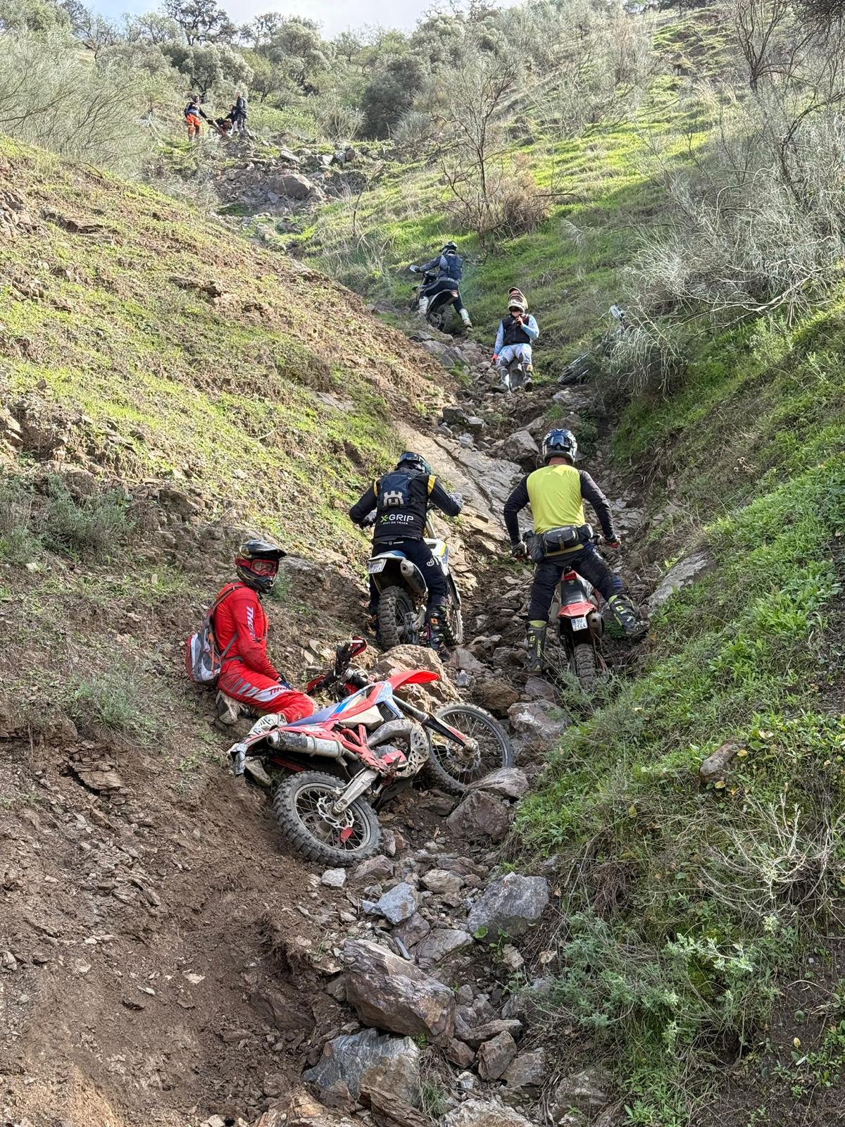 Enduro riding in Spain — 2